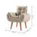 Poltrona Lidi Velosuede Bege