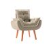 Poltrona Lidi Velosuede Bege