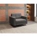 Poltrona Living Pé Palito Linho Cotton Cinza