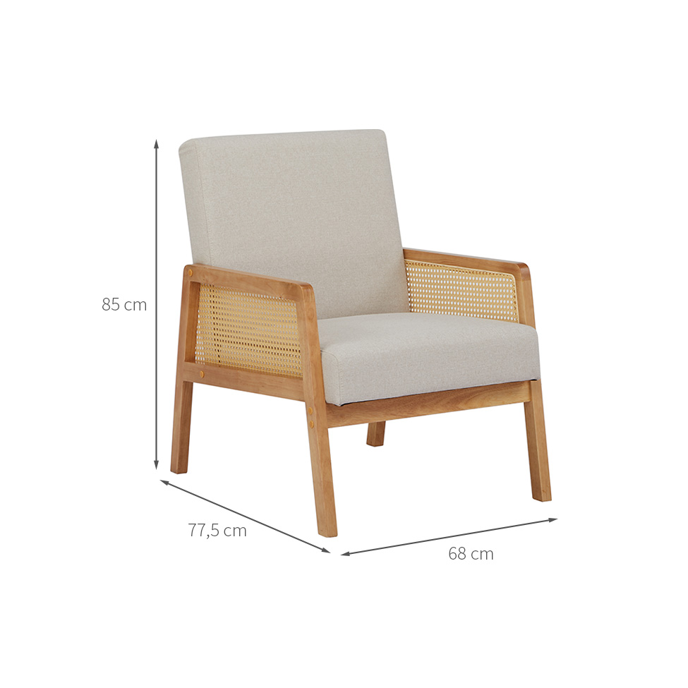 Poltrona Martina Natural