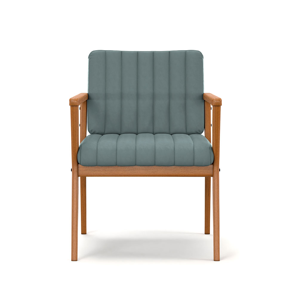 Poltrona Miami Linho Verde Sage