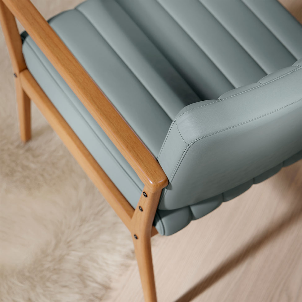 Poltrona Miami Linho Verde Sage
