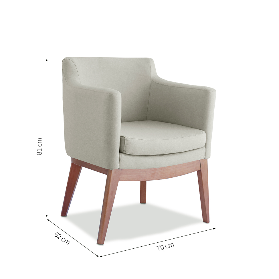 Poltrona Mobius Areia
