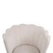 Poltrona Pétalas Aveludadas Eva Creme