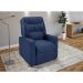 Poltrona Reclinável Paris Suede Azul