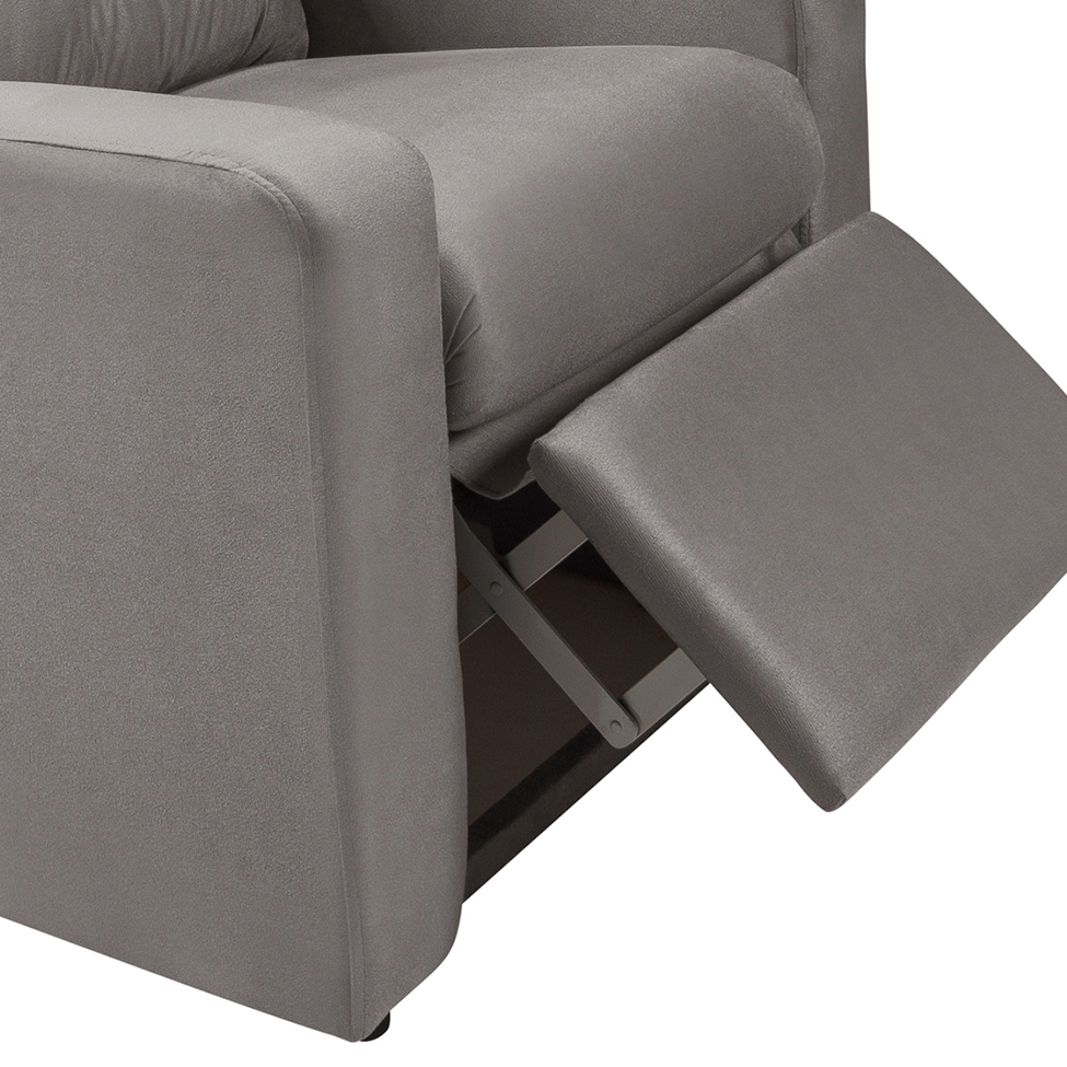 Poltrona Reclinável Paris Suede Mojave