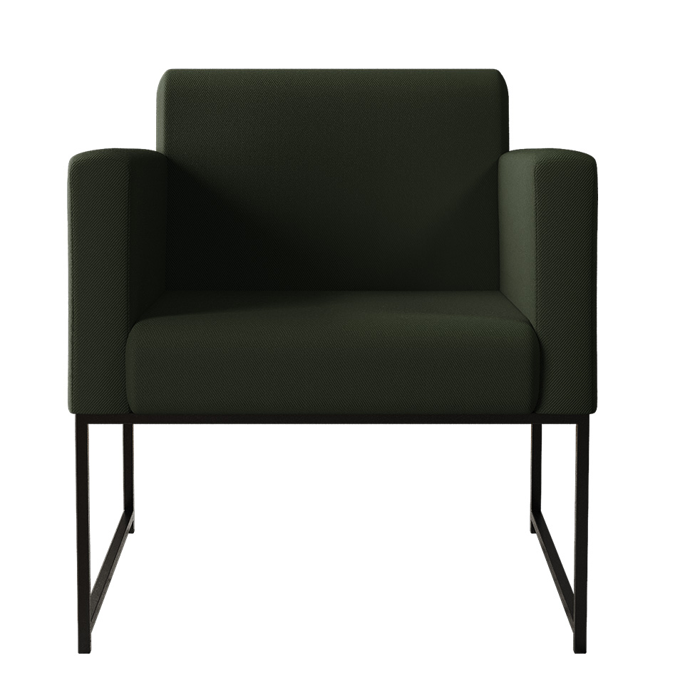 Poltrona Sara Suede Verde