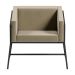 Poltrona Truman Suede Bege