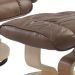 Poltrona de Massagem Louisiana Marrom Vintage Rivatti