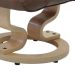 Poltrona de Massagem Louisiana Marrom Vintage Rivatti
