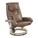 Poltrona de Massagem Louisiana Marrom Vintage Rivatti