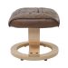 Poltrona de Massagem Louisiana Marrom Vintage Rivatti