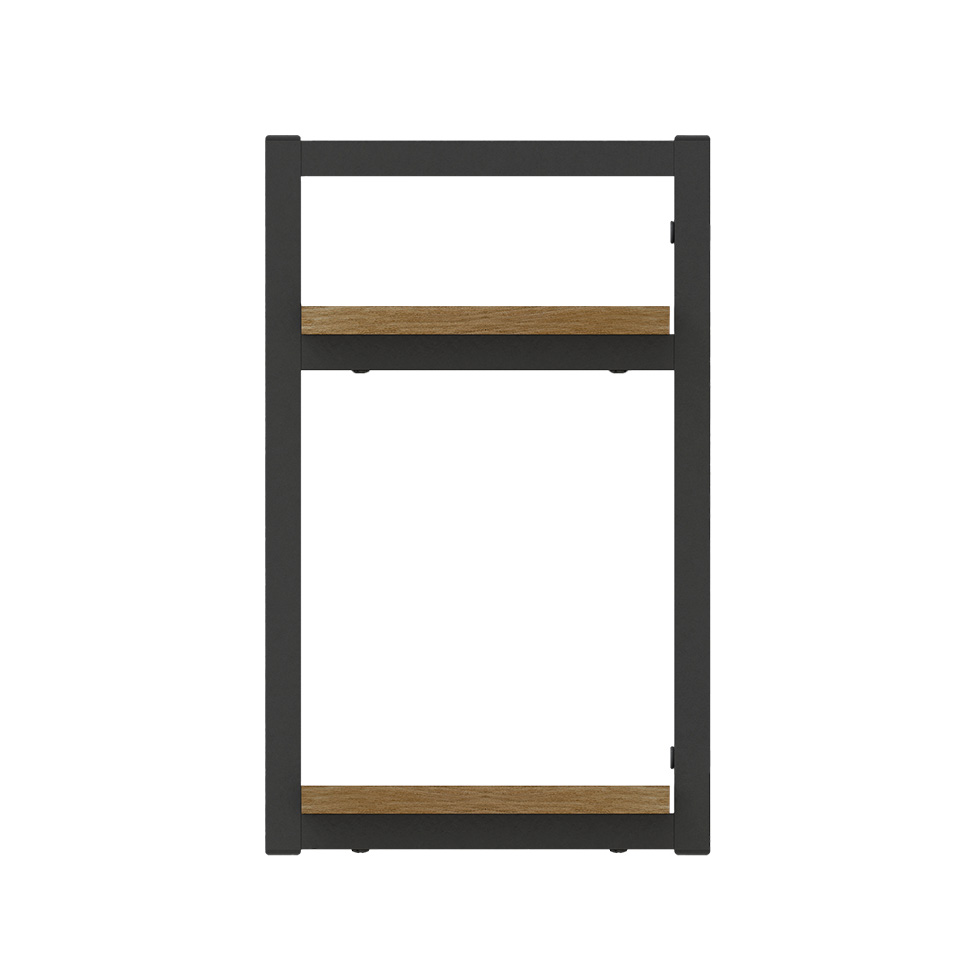 Prateleira Dupla UrbnFlex Mel e Preta