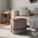 Puff Bag Cinza e Marrom