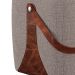 Puff Bag Cinza e Marrom
