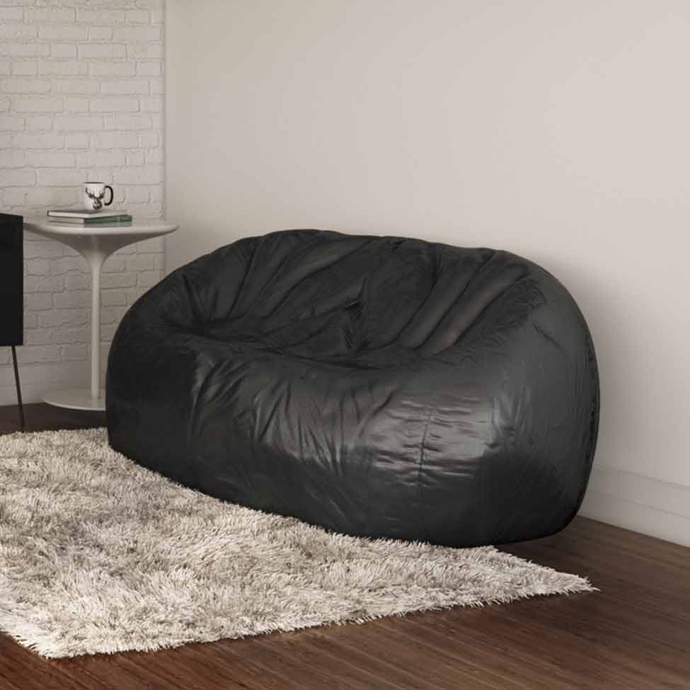 Puff Big Casal Preto