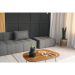 Puff Modular Soho Linho Cinza