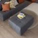 Puff Modular Soho Linho Grafite