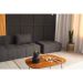 Puff Modular Soho Linho Grafite