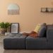 Puff Modular Soho Linho Grafite