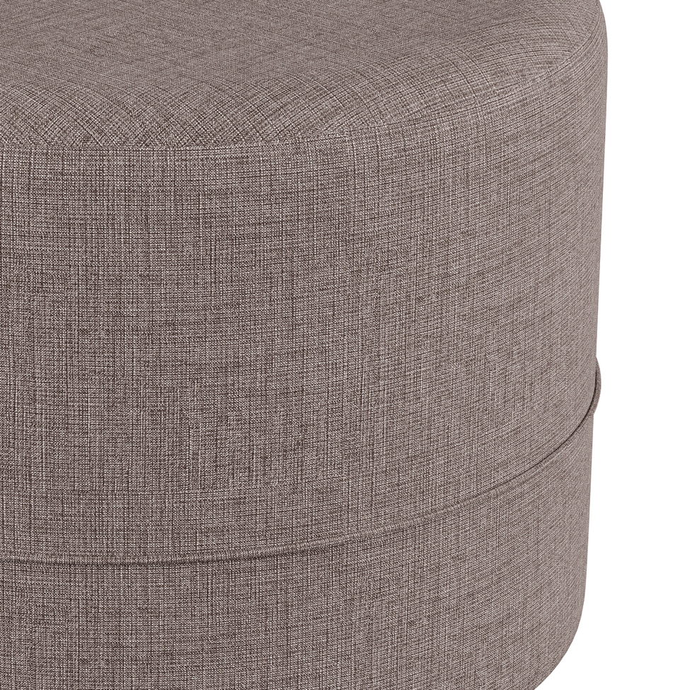 Puff Oxford Cinza 62 cm