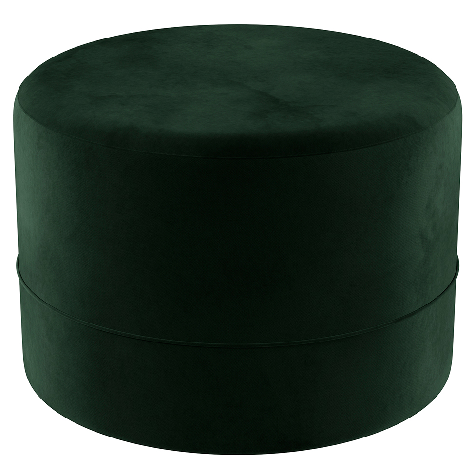 Puff Oxford Verde Musgo 62 cm