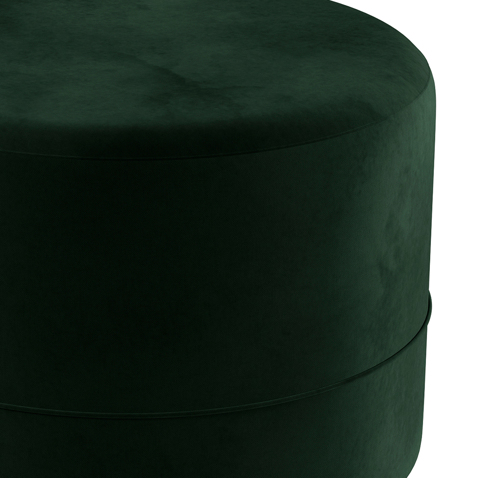 Puff Oxford Verde Musgo 62 cm