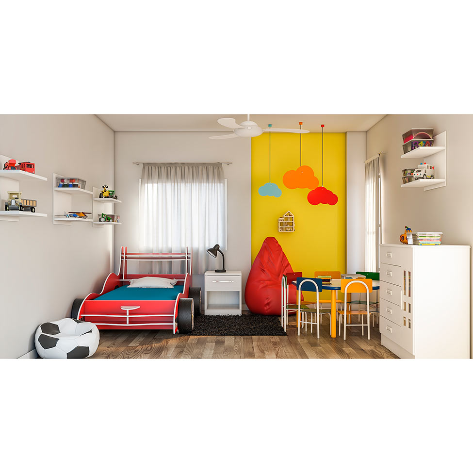 Puff Perão Pop Vermelho