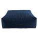 Puff Quadrado Gigante Linho Azul Marinho