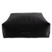 Puff Quadrado Gigante Suede Preto