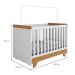 Quarto Infantil com Colchão D20 (12x148x68) Retrô 4 PT 3 GV Branco e Carvalho