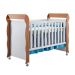 Quarto de Bebê Ariel II Berço Guarda-Roupa Cômoda Branco Colchão Baby D18 (10x70x130) Branco e Marrom Infantil