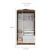 Quarto de Bebê Ariel II Berço Guarda-Roupa Cômoda Branco Colchão Baby D18 (10x70x130) Branco e Marrom Infantil
