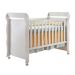 Quarto de Bebê Ariel II Berço Guarda-Roupa Cômoda Colchão Baby D18 (10x70x130) Branco Infantil