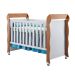 Quarto de Bebê Ariel IV Berço Guarda-Roupa Cômoda Colchão Baby D18 (10x70x130) Branco e Marrom Infantil