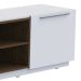 Rack Bayron Branco e Amendoa 180 cm