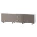 Rack Bayron Branco e Amendoa 180 cm