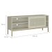 Rack Buriti 1 PT Off White 135 cm