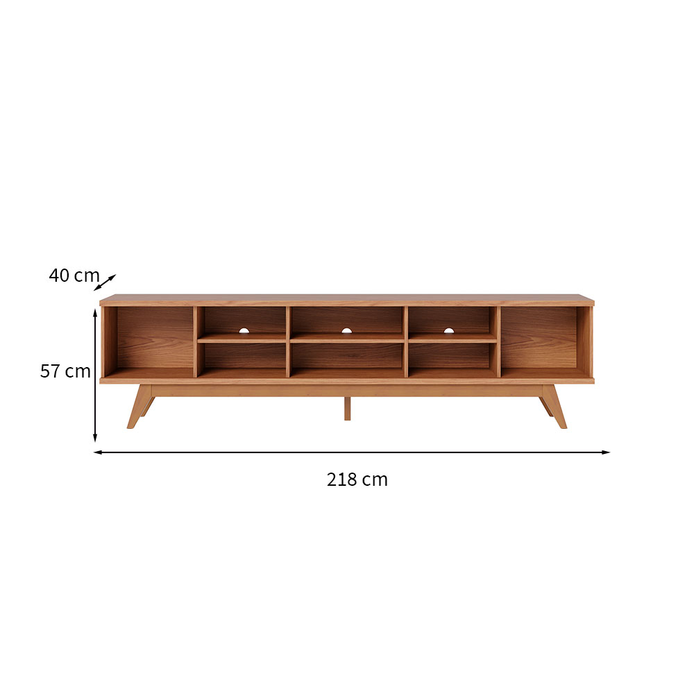 Rack Fortaleza Freijó 218 cm