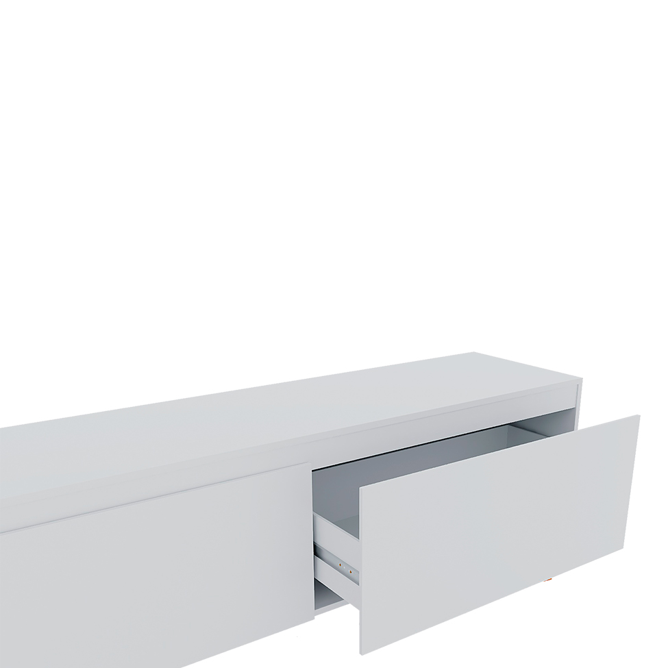 Rack Júlia I 3 GV Branco 180 cm