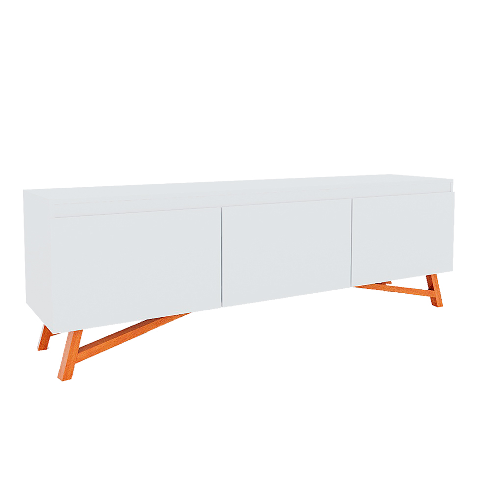 Rack Júlia I 3 GV Branco 180 cm