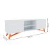 Rack Júlia Nicho 2 GV Branco 160cm