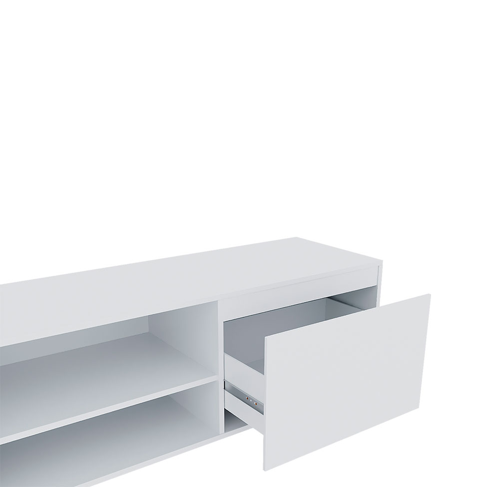 Rack Júlia Nicho 2 GV Branco 180 cm