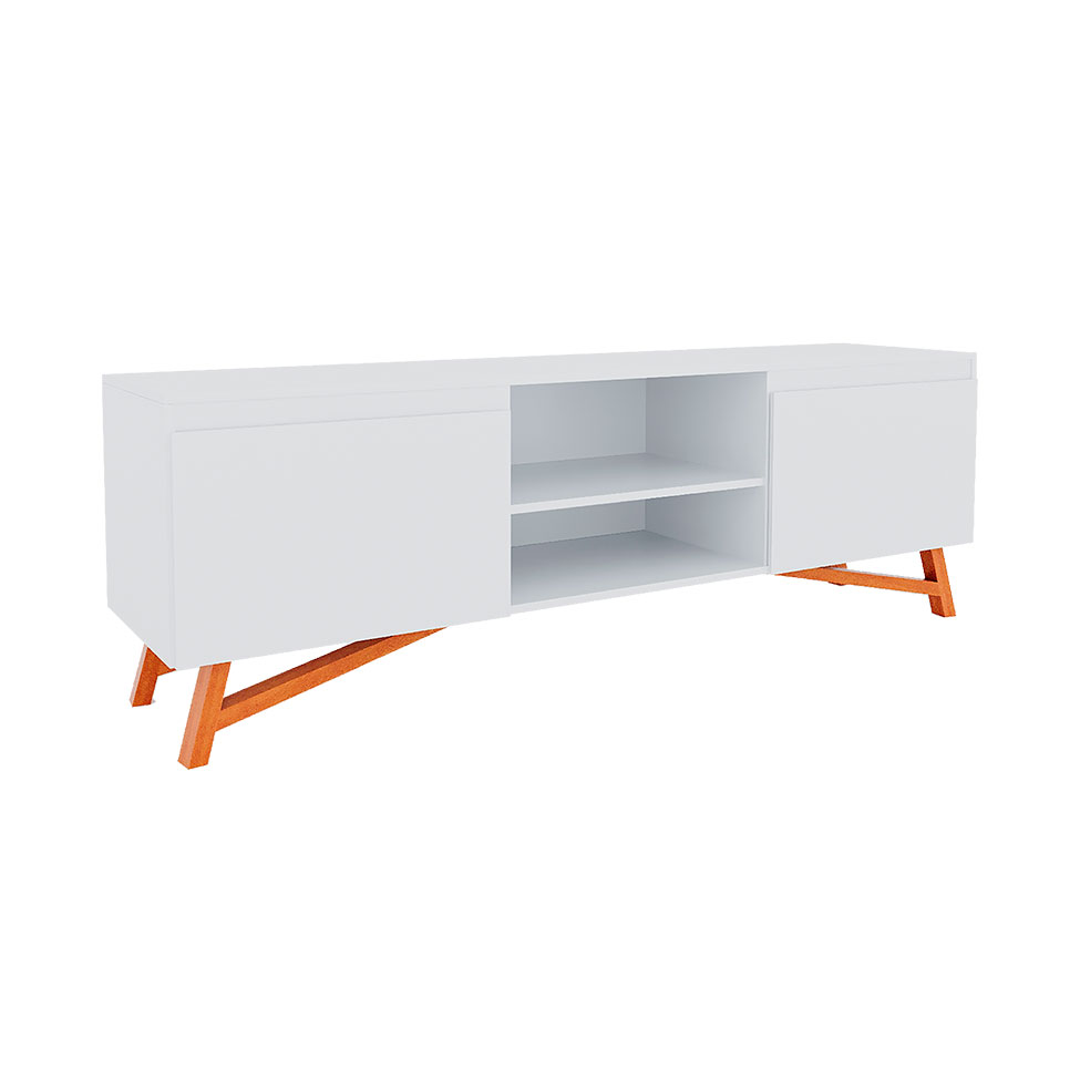 Rack Júlia Nicho 2 GV Branco 180 cm