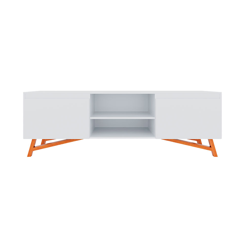 Rack Júlia Nicho 2 GV Branco 180 cm