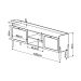 Rack Oslo 2 PT Hanover 183 cm