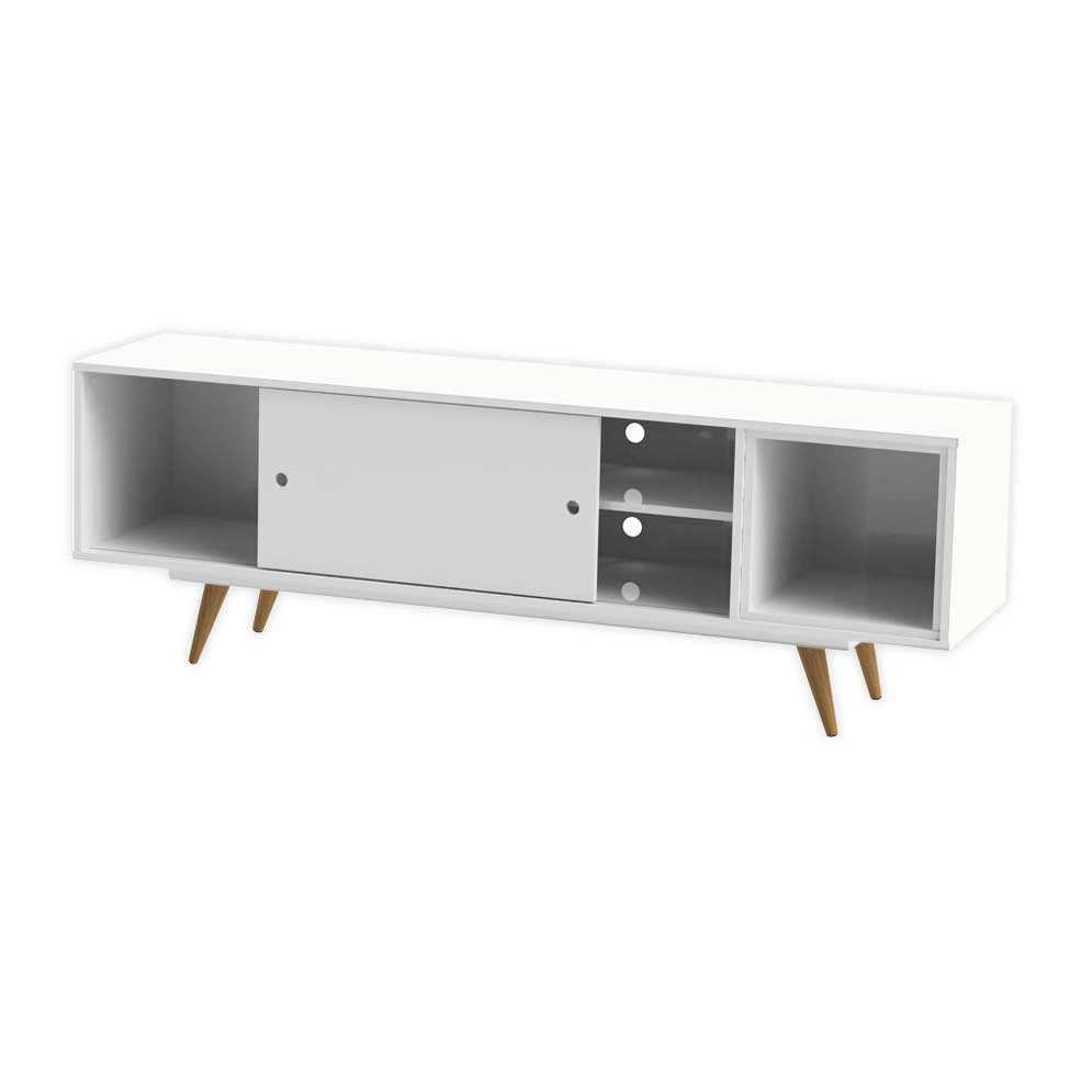 Rack Retrô Goslar Branco 162 cm