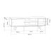 Rack Retrô Goslar Branco 162 cm