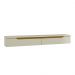 Rack Suspenso para TV até 55 Polegadas Uno 2 PT Off White e Cedro 160 cm