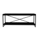 Rack Wooden Ônix e Preto 120 cm